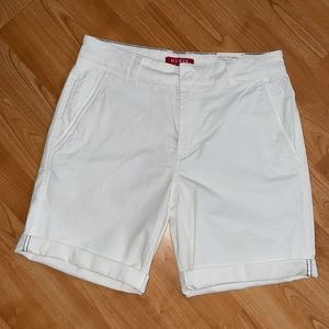 New! White Guess shorts